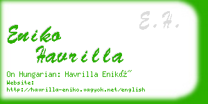 eniko havrilla business card